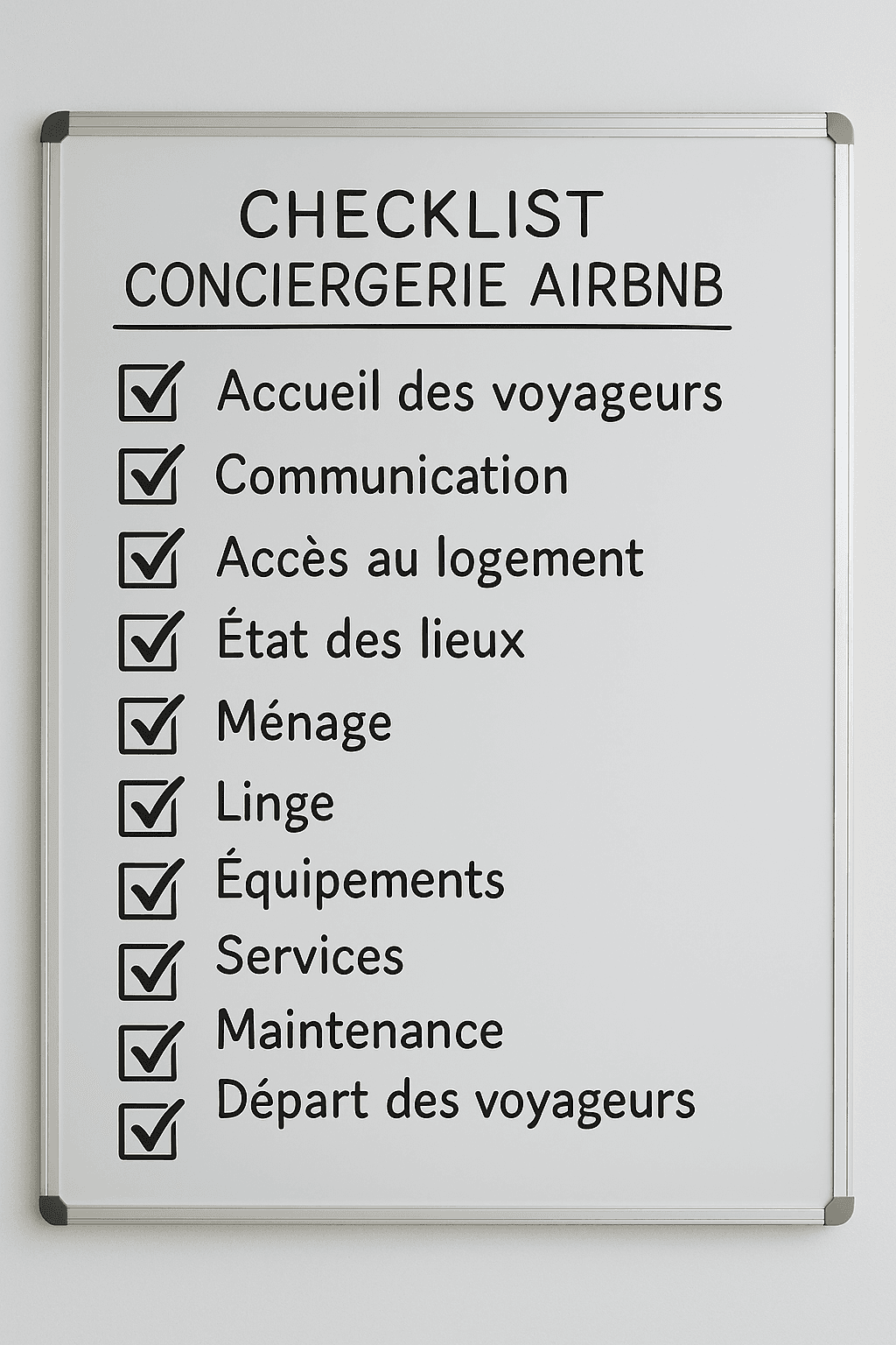 Cover Image for Checklist conciergerie Airbnb : les points clés à ne jamais oublier