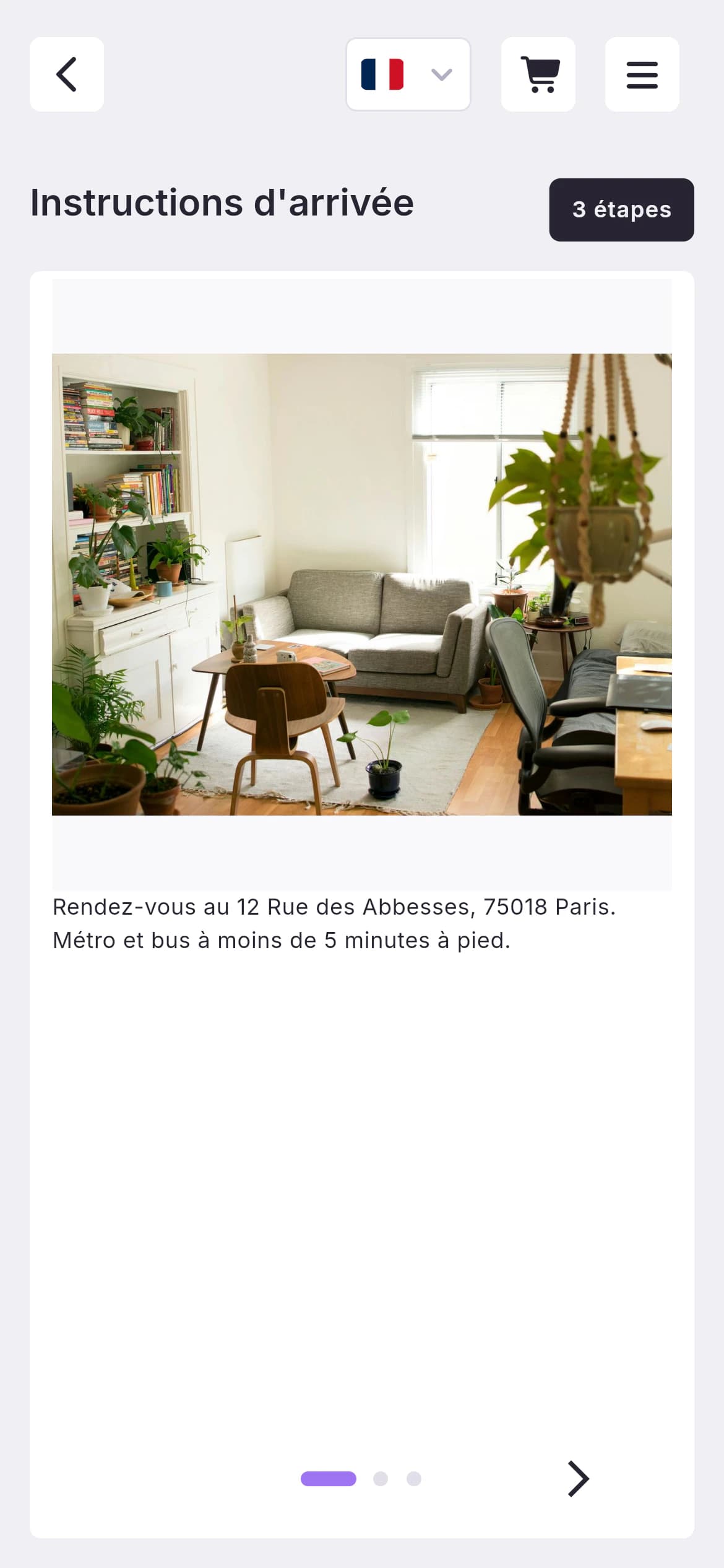Arrivée - Check-in en ligne, sécurité et accès