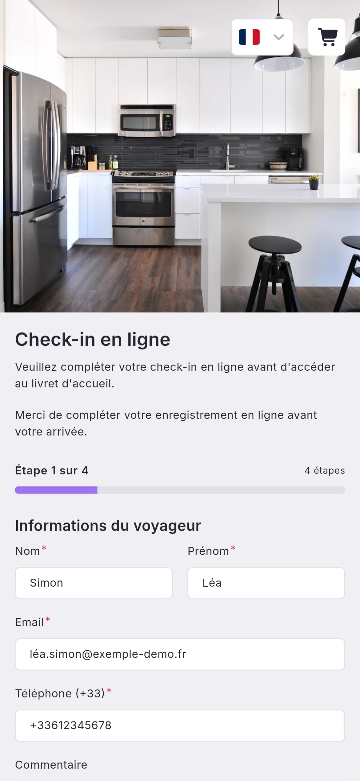 Arrivée - Check-in en ligne, sécurité et accès